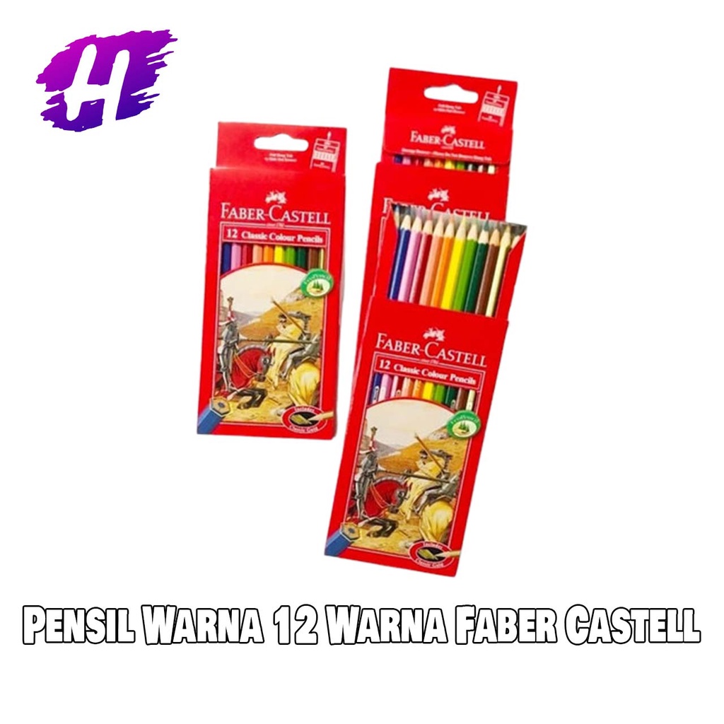 

Pensil warna classic faber castel 12 L