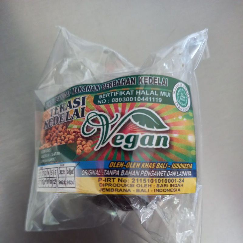 

Terasi Kedelai Vegan 50 gr