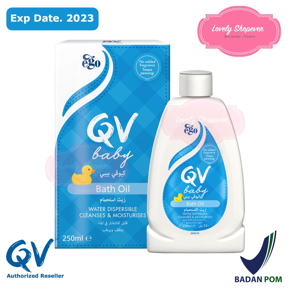 QV BABY BATH OIL 250ML 250 ML EGO BPOM