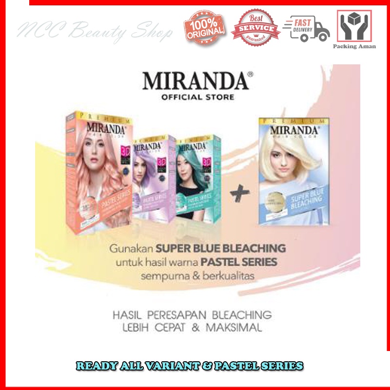 * NCC * Miranda Semir Rambut Hair Color - 3D Color Effect - Permanent Long Lasting &amp; Shine
