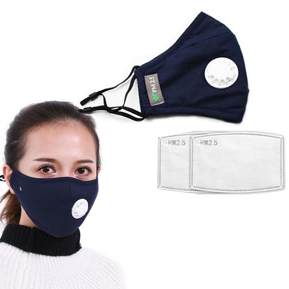 MASKER FILTER PM2.5 RESPIRATOR  ANTI POLUSI MEMBASMI VIRUS DALAM SENYAP