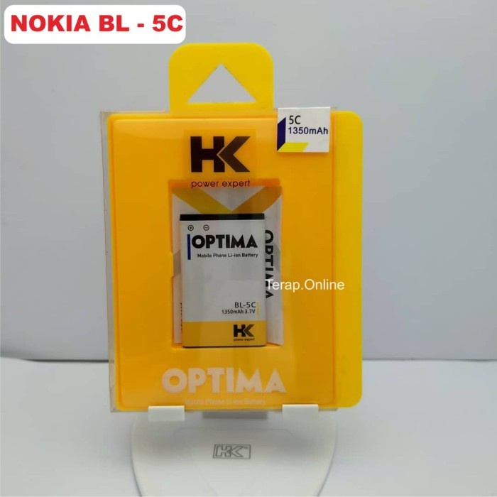 BATERAI BATRE NOKIA BL5C - BATERAI NOKIA BL-5C DOUBLE POWER HK OPTIMA