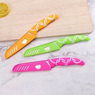 PISAU APEL PISAU STAINLESS PISAU SAYUR KUPAS BUAH / PISAU SARUNG WARNA APEL 5#
