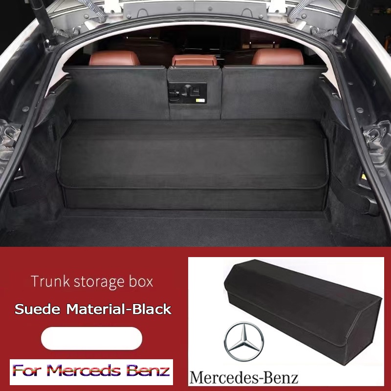 1 Set Tas Penyimpanan Model Lipat Bahan Suede Untuk Mercedes Benz AMG W176 W212 W245 W204 A C E S Class