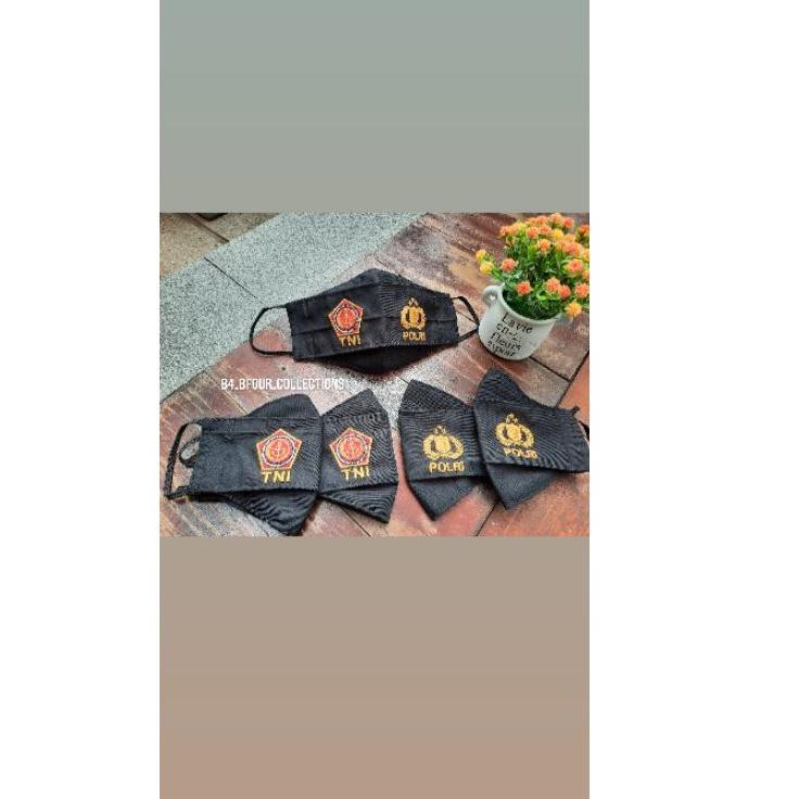 REAL PICT  MASKER  KAIN EVO 3D TNI POLRI BORDIR