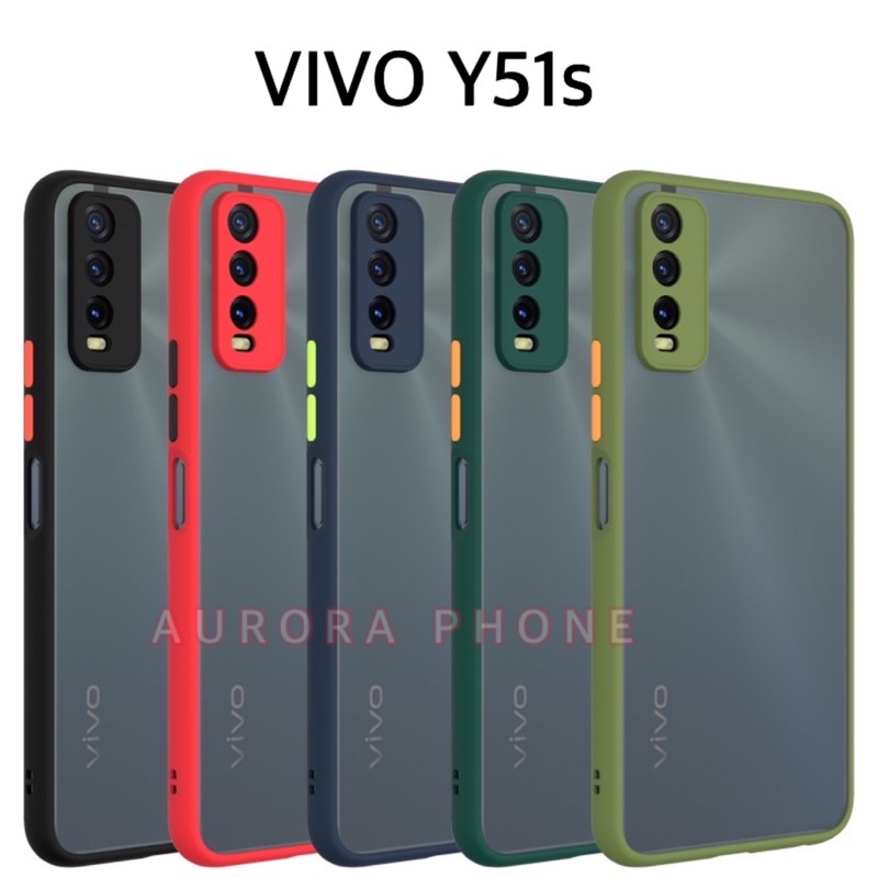 Soft Case Vivo Y51s Frosted Camera Protection Dove Full Camera Frosted Vivo Y51s Softcase Y51s Frost