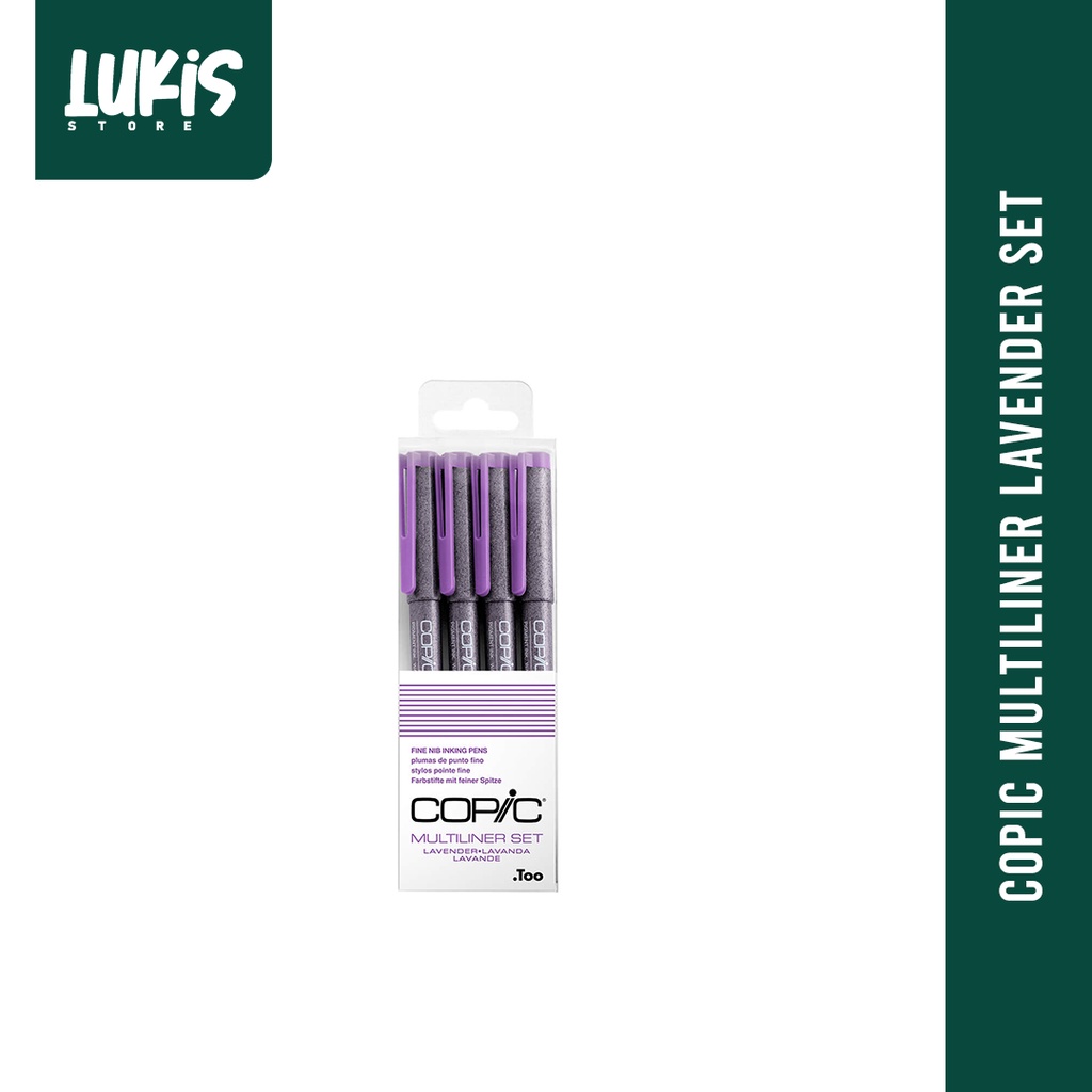 

Copic Multiliner Lavender Set (4 pcs)