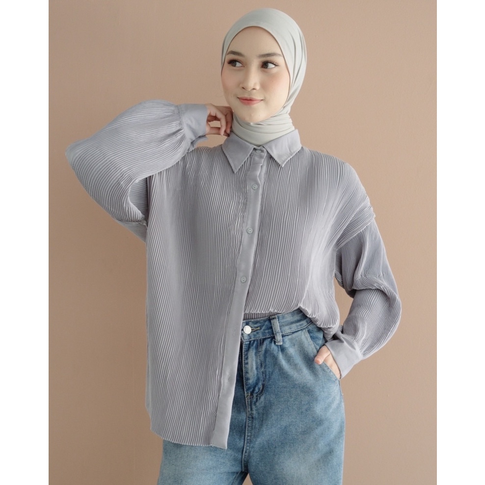 Myrubylicious GIATIKA SHIRT KODE NN2220 | SHIRT | KEMEJA WANITA | KEMEJA PLISKET