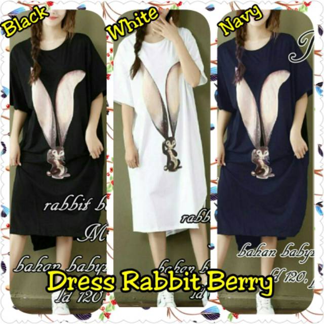 DRESS  WANITA SMILERABBIT JUMBO SIZE Fit XL