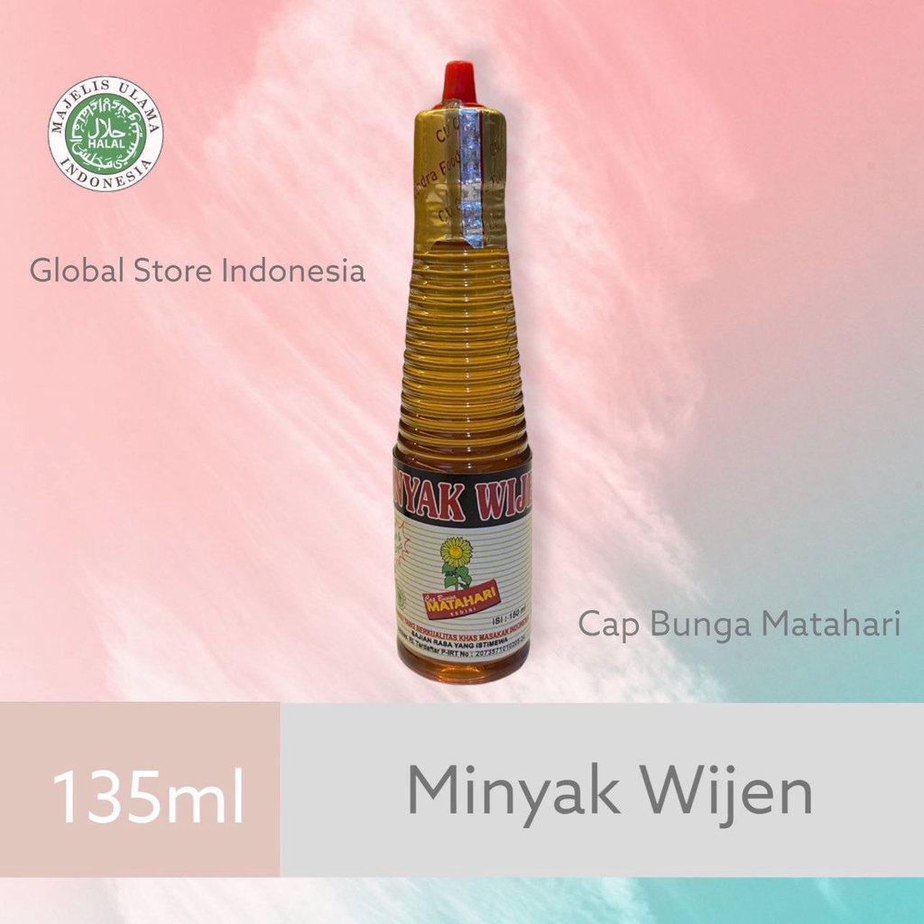 

MINYAK WINYEK HALAL CAP BUNGA MATAHARI ( UKURAN 135ML )