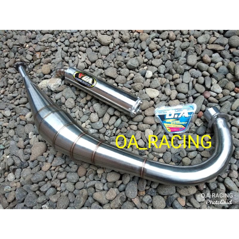 Knalpot RGR 150 kolong samping Stenlis