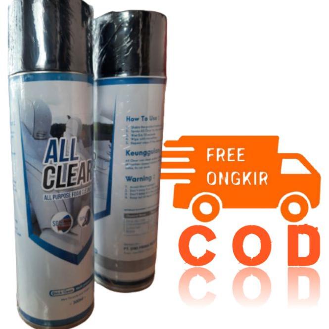 ◄ All CLEAR Foam Pembersih Noda membandel Original 1 Pcs 300 Ml ℮