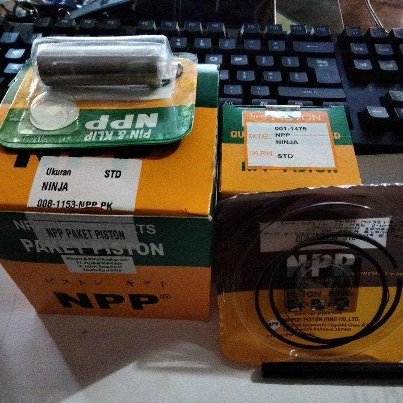 PISTON KIT NINJA R STD PIN 15 NPP