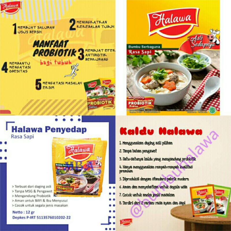

(READY) Halawa Bumbu Masak Serbaguna Non MSG