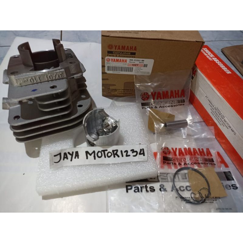 BLOK SEHER FIZR / FORCE 1 original 3XA 110/111 CC YP-1 komplit PISTON KIT bonus fullset
