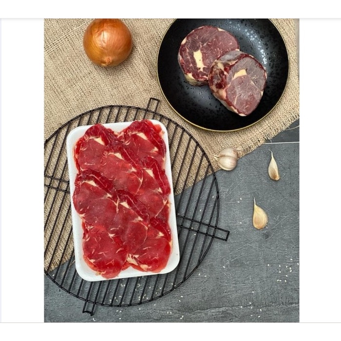 

Aus Beef Rib Eye Cube Roll Premium Slice