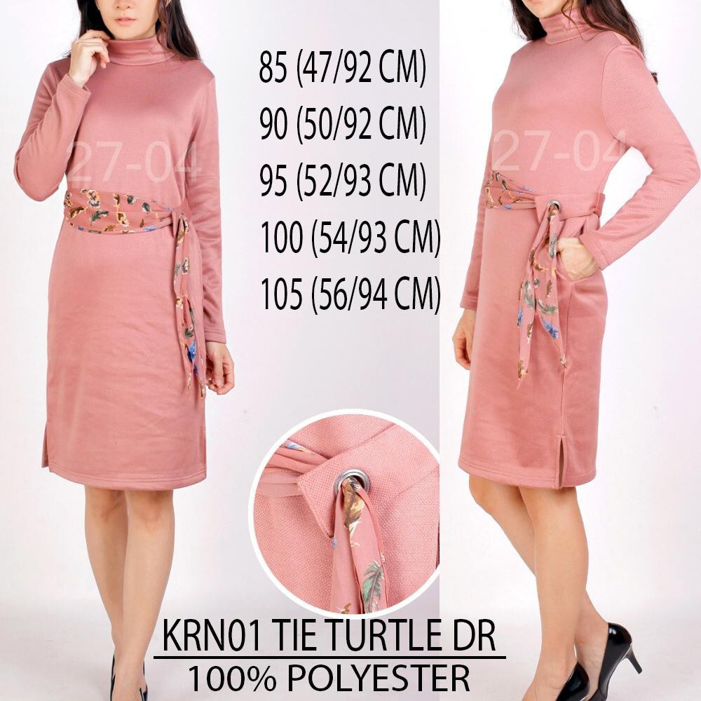 Korean Brand Tie Turtle Dress