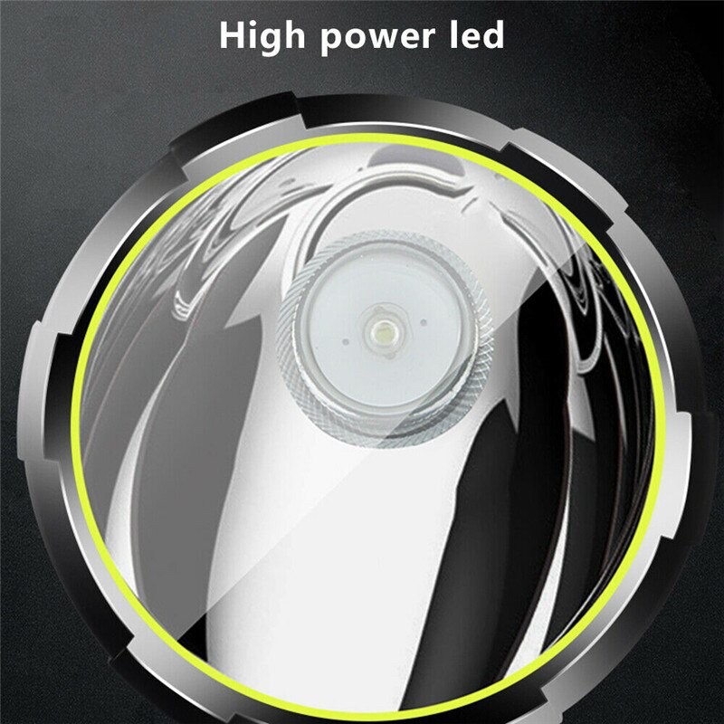 Senter LED Super Bright Rechargeable 10W 13500 Lumens - Q3 - Blac