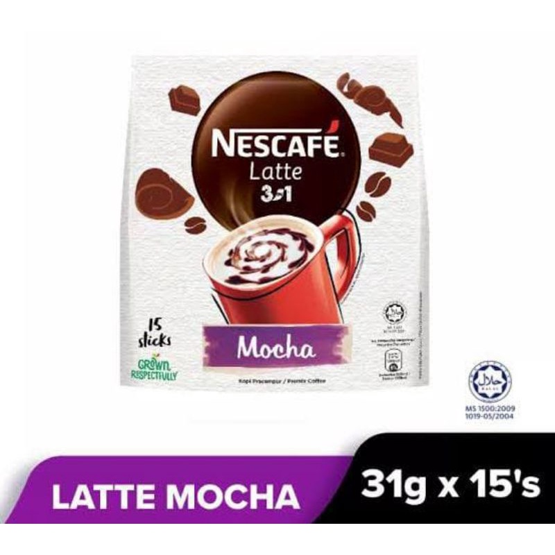 

Nescafe Latte Mocha Creamy&Chocolate Kopi Pracampur/premix Coffee