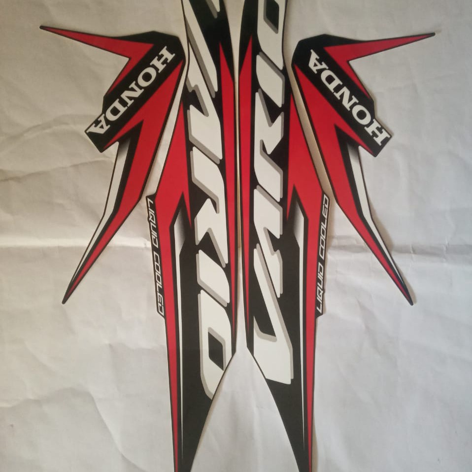 stiker striping honda vario new 125 2020 hitam
