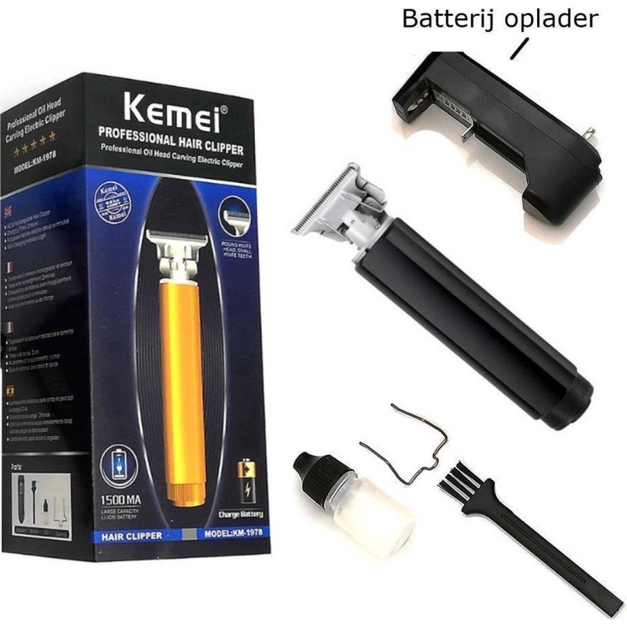 Alat Cukur Rambut Kemei Hair Clipper 1978 Pro Cordless Trimmer KM-1978