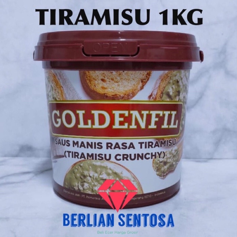 

Goldenfil kemasan selai roti isian roti kue topping donat 1kg