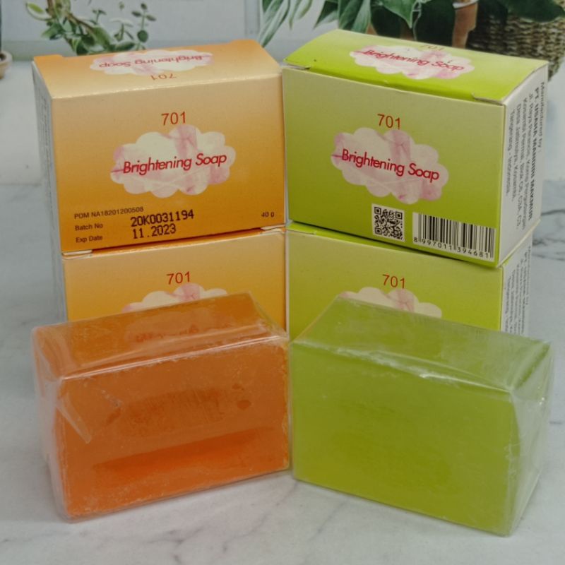 SABUN BRIGHTENING PENCERAH 701 ORANGE/HIJAU BPOM