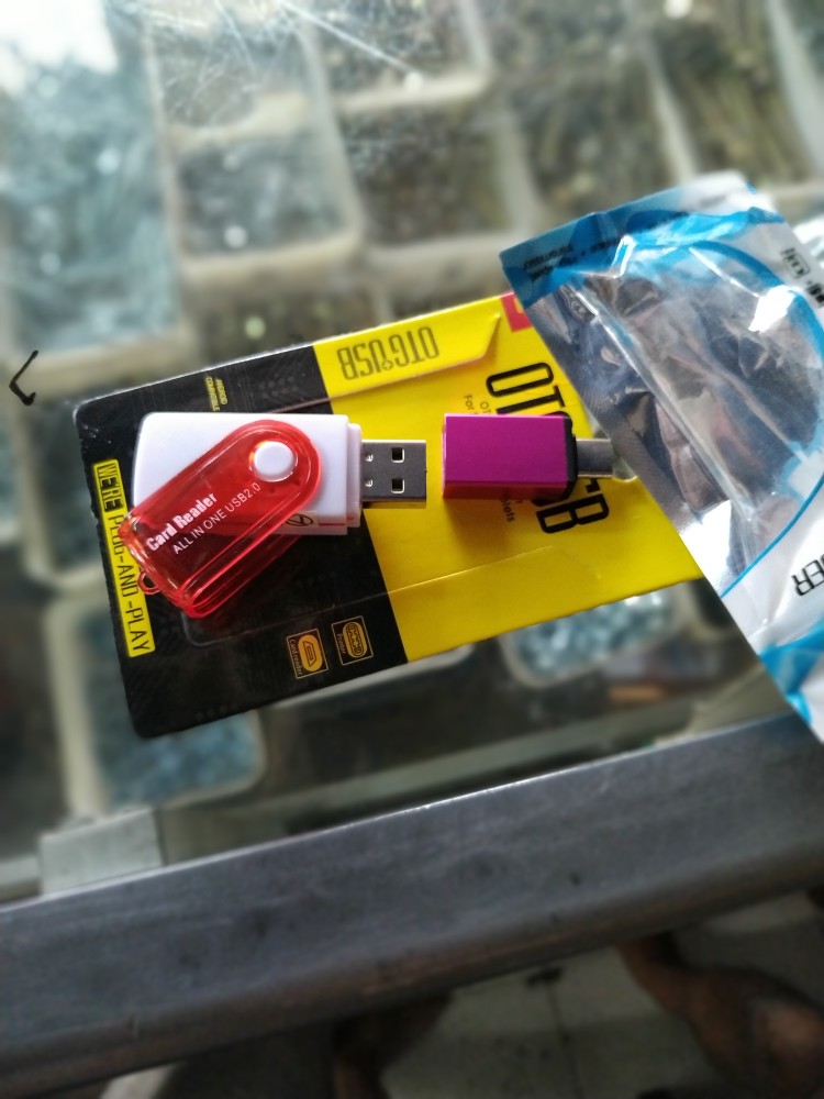 Otg Type-c Bahan Besi Alumunium + Packing