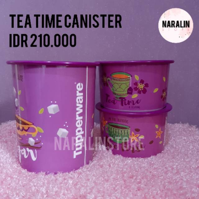 Tea Time Canister Tupperware