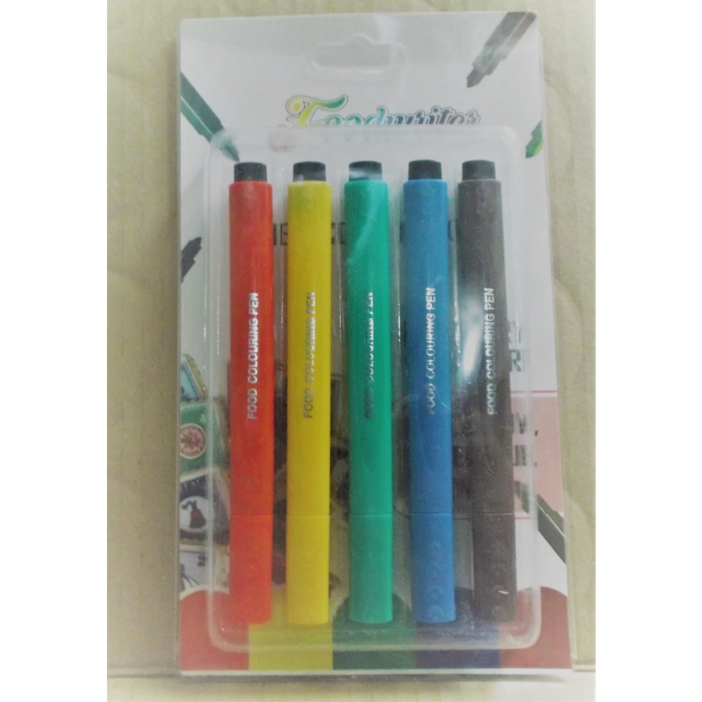 

Foodwriter edible pen color marker (bolpen makanan)