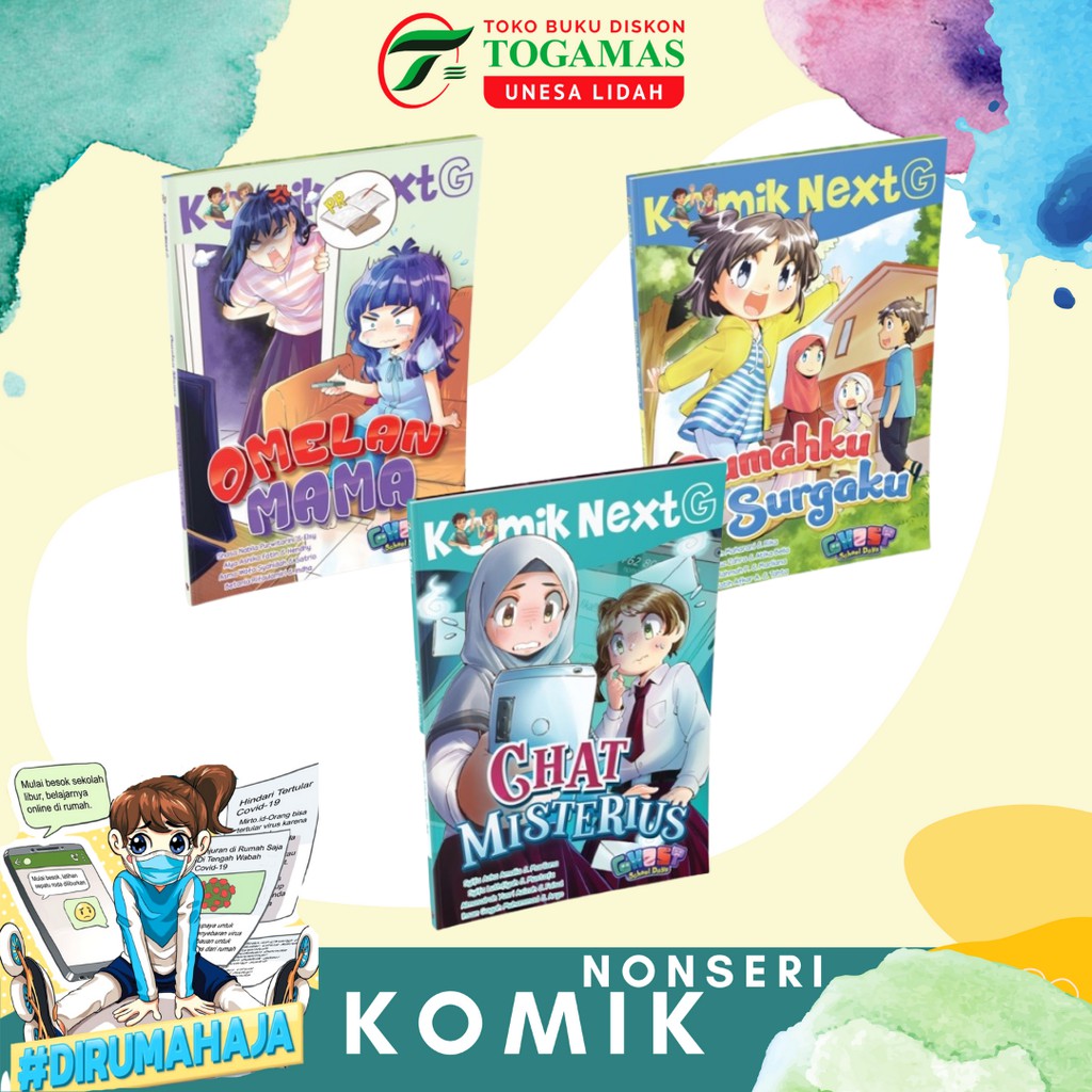 KOMIK NEXT G: CHAT MISTERIUS / OMELAN MAMA / RUMAHKU SURGAKU