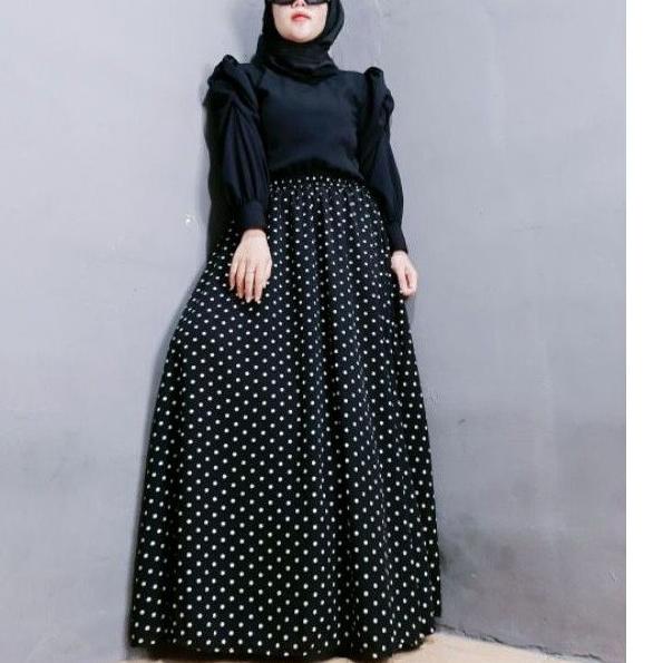 Star 6.6  READY STOCK ONE SET ALEYA LILAC TUA BABY BLUE HITAM PUTIH ATASAN BLOUSE MODEL TANGAN BALON