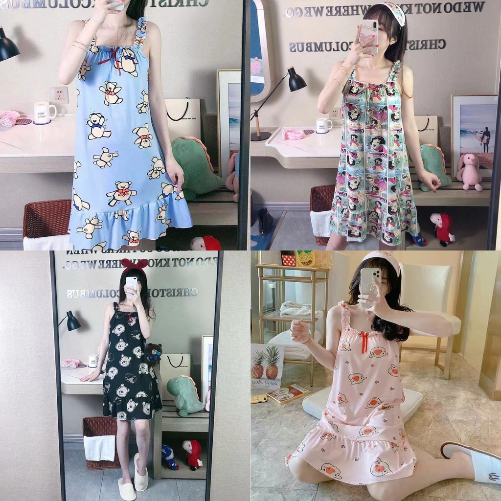 2021 OCT TERBARU Daster Wanita / Baju Tidur Wanita Import BEST SELLER / Piyama Tank Daster Jumbo / P