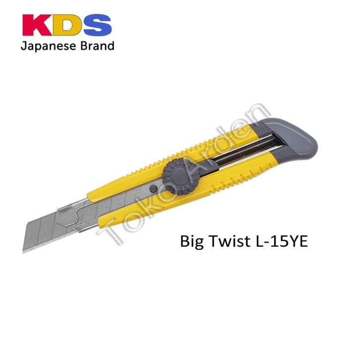 

Hemat Pisau Cutter Kds Big Twist L-15Ye / Kds Cutter - Made In Japan Limited