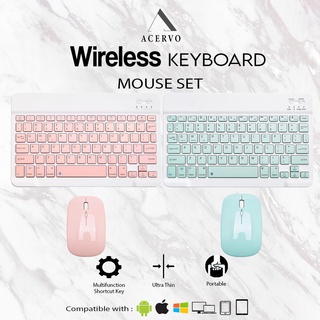 Wireless Keyboard Bluetooth 10 inch Backlight Slim Thin Portable Suitable for iPad Samsung Xiaomi iPhone Colorful