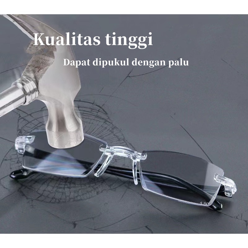 Kacamata Baca Lensa Plus Anti Radiasi Kacamata Pria Wanita Reading Glasses