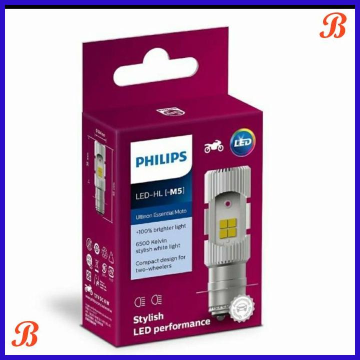 Jual BOHLAM LAMPU DEPAN MOTOR LED PHILIPS VARIO 125 110 BEAT KARBU