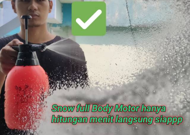 Alat Salju Cuci Motor Japan Standar Quality Snow Wash Hand Pump Foam Foamer