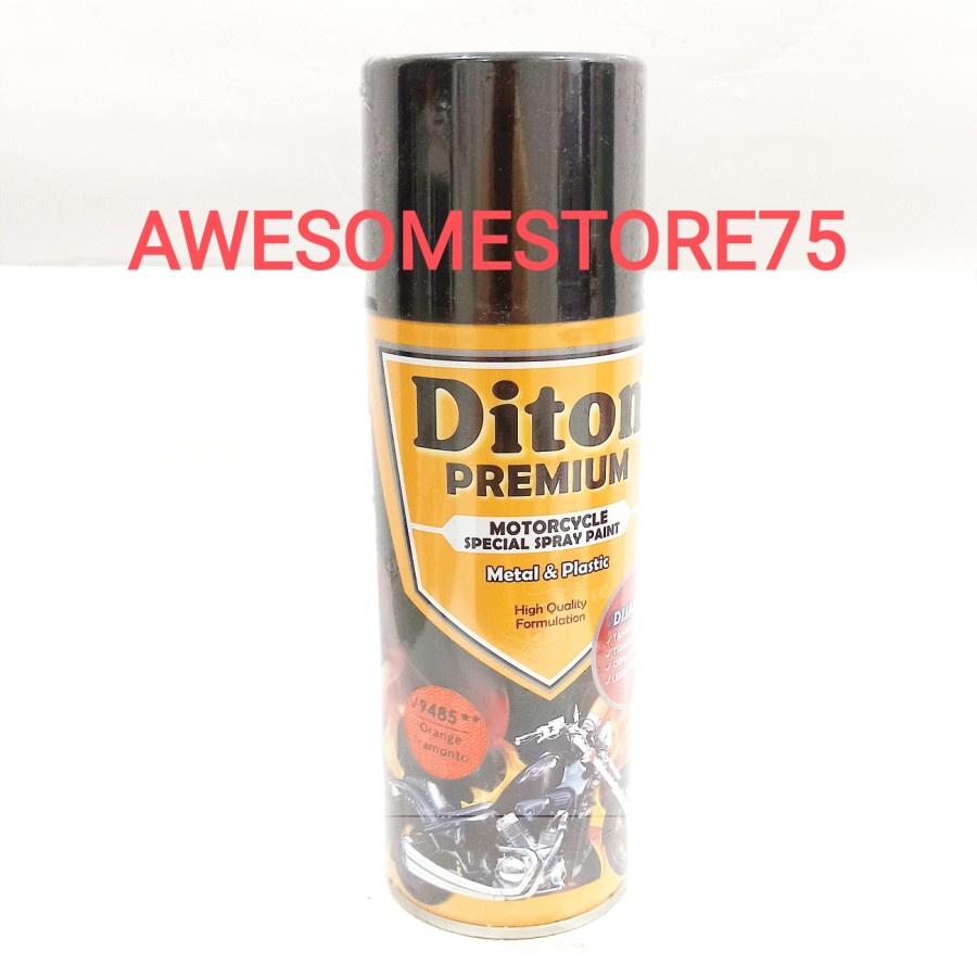 DITON PREMIUM ** V 9485 ORANGE TRAMONTO VESPA Jingga Cat Semprot Pylox