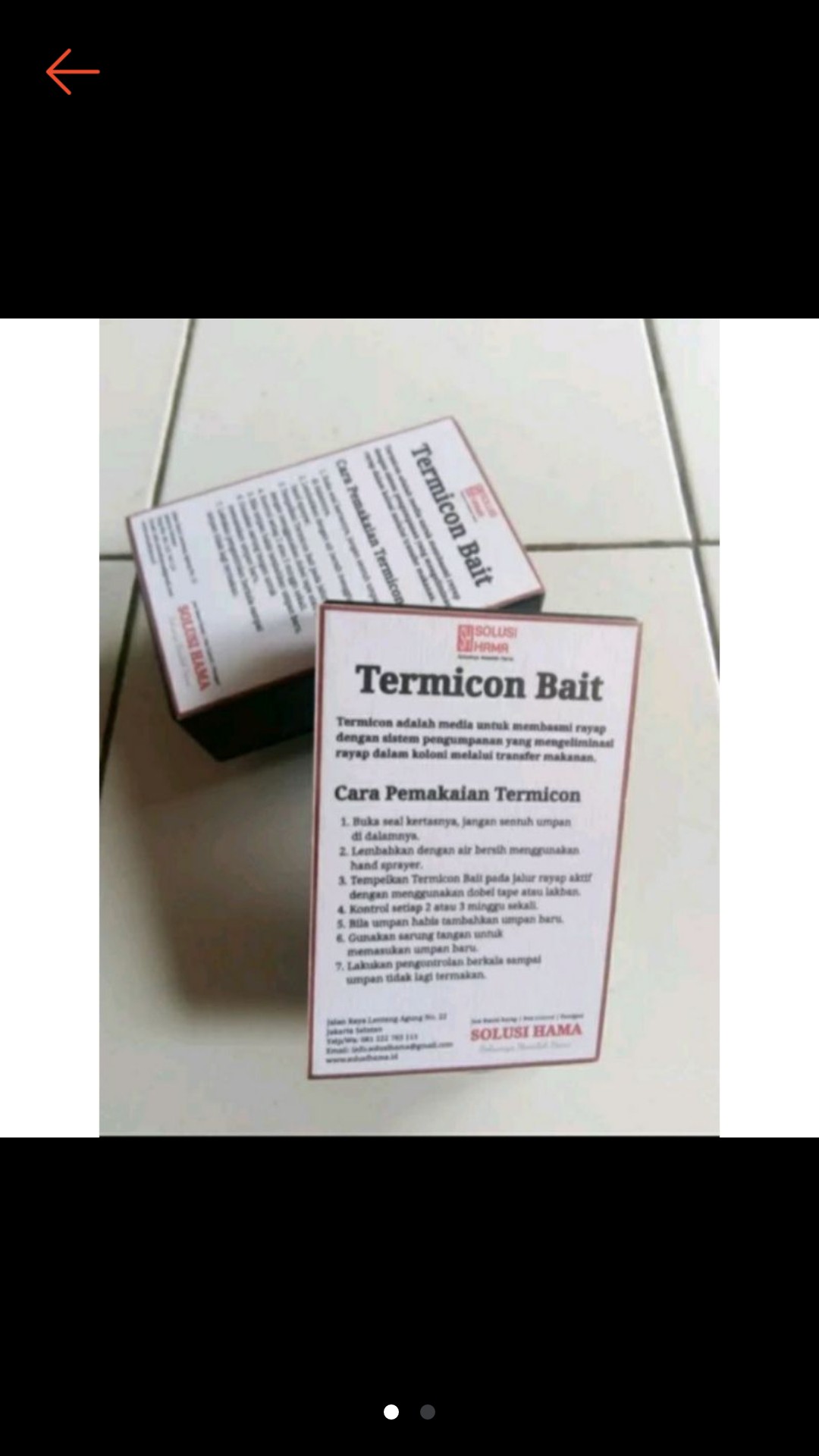 Obat Anti Rayap Termicon Umpan Rayap Indoor