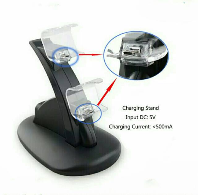 Docking Station USB Dual Charging Dock Stand Stik Stick PS4 OIVO