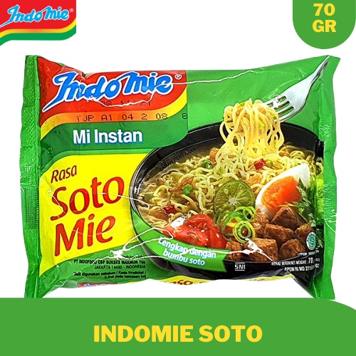 

Indomie Kuah Mie Instant Rasa Soto 70gr Satuan / Per Kardus