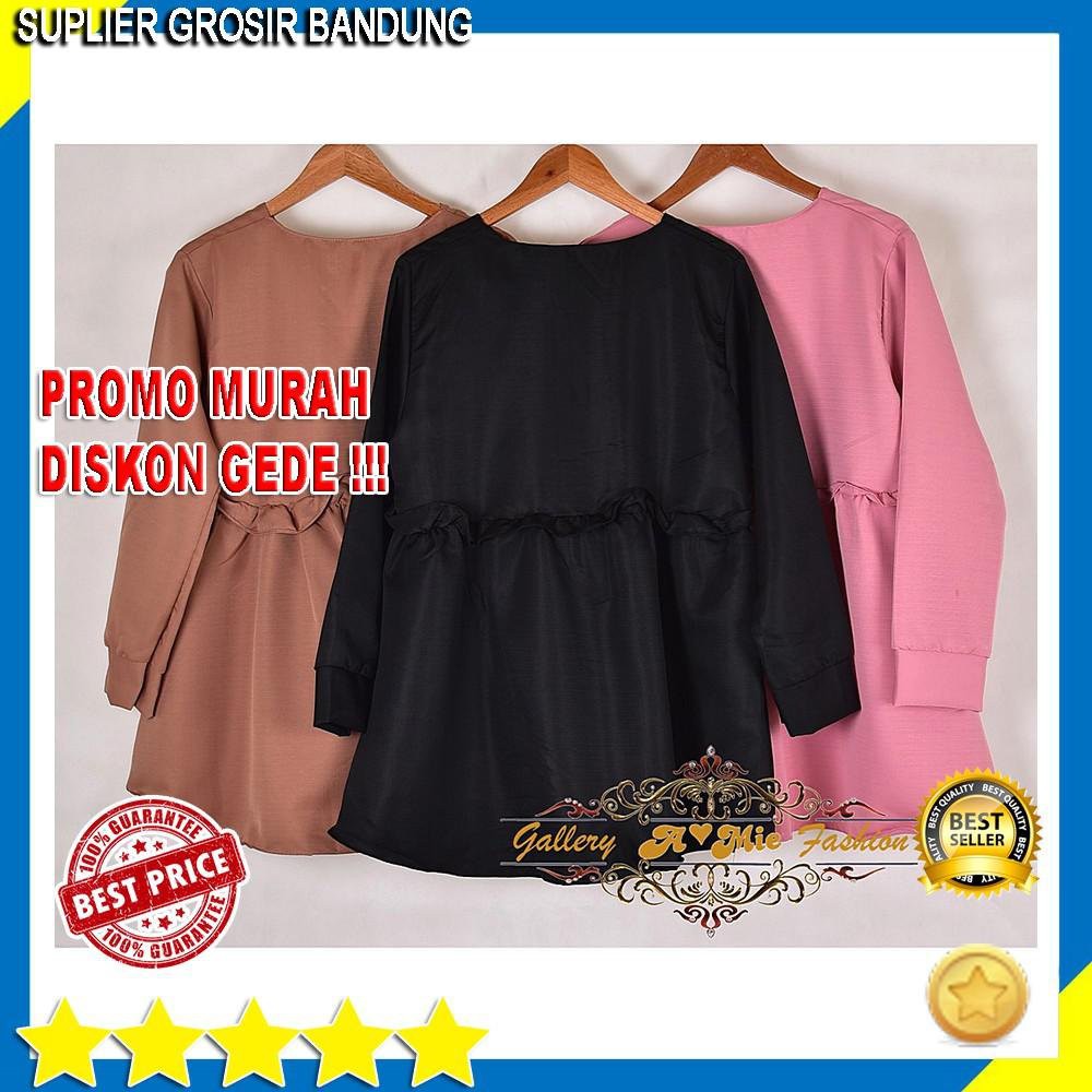 Terlaris Baju Atasan Wanita Blouse Remaja Desain Simple Polos Terbaru Fashion Casual Termurah Berkw Shopee Indonesia