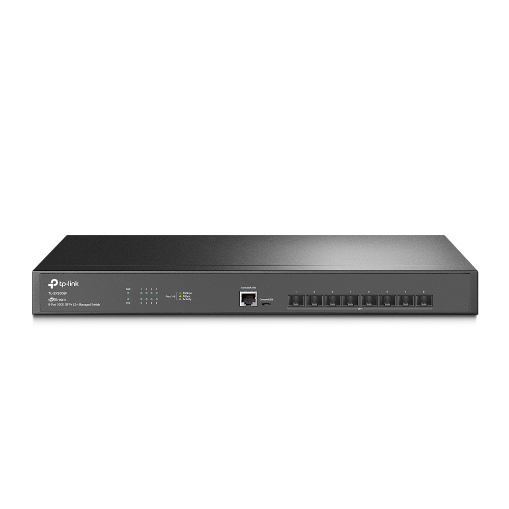 TP-Link Switch TL-SX3008F 8-Port Gigabit Switch L2+ Managed Switch