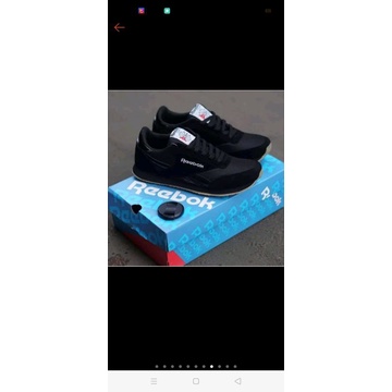 SEPATU REEBOK CLASIC FULL HITAM#SEPATU REEBOOK GRADE ORI# SEPATU REEBOK SWIDE# SEPATU HITAM#SEPATU C