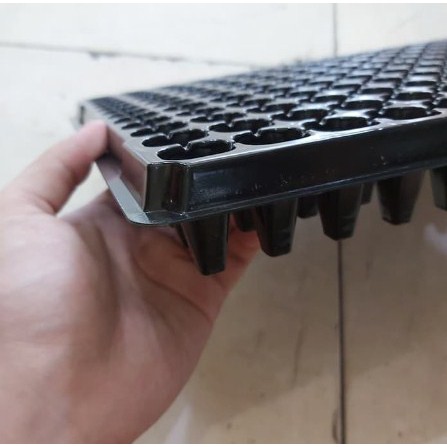 [Paket 10 Biji] Tray Semai 288 Lubang Pot Tray Penyemaian Semai Bibit Tanaman Hidroponik Hydroponik