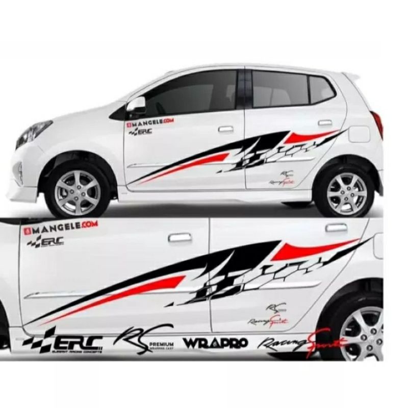 Stiker mobil agya sticker mobil agya cutting stiker mobil agya ayla brio jazz dll stiker terlaris