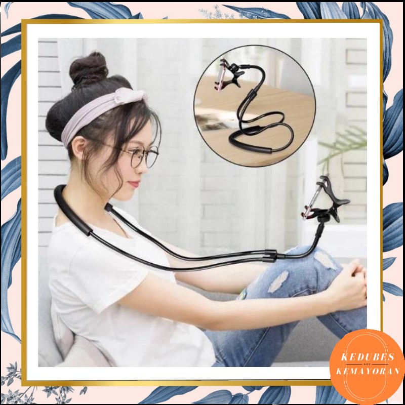 Lazy Neck Phone Holder / Lazy Neck / Holder HP Lazy Hanging Neck Cell Stand