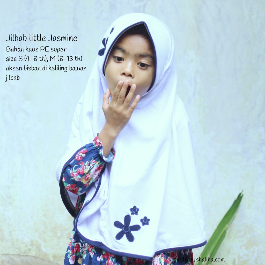 Jilbab Muthi Bunga M / Jilbab Jasmine M Exclusive / Jilbab vania muthi anak sekolah SD SMP