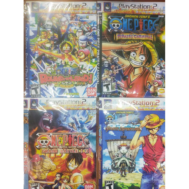 PAKET MURAH  KASET PS2 ONE PIECE ISI 4 DISC (BEBAS PILIH JUDUL)